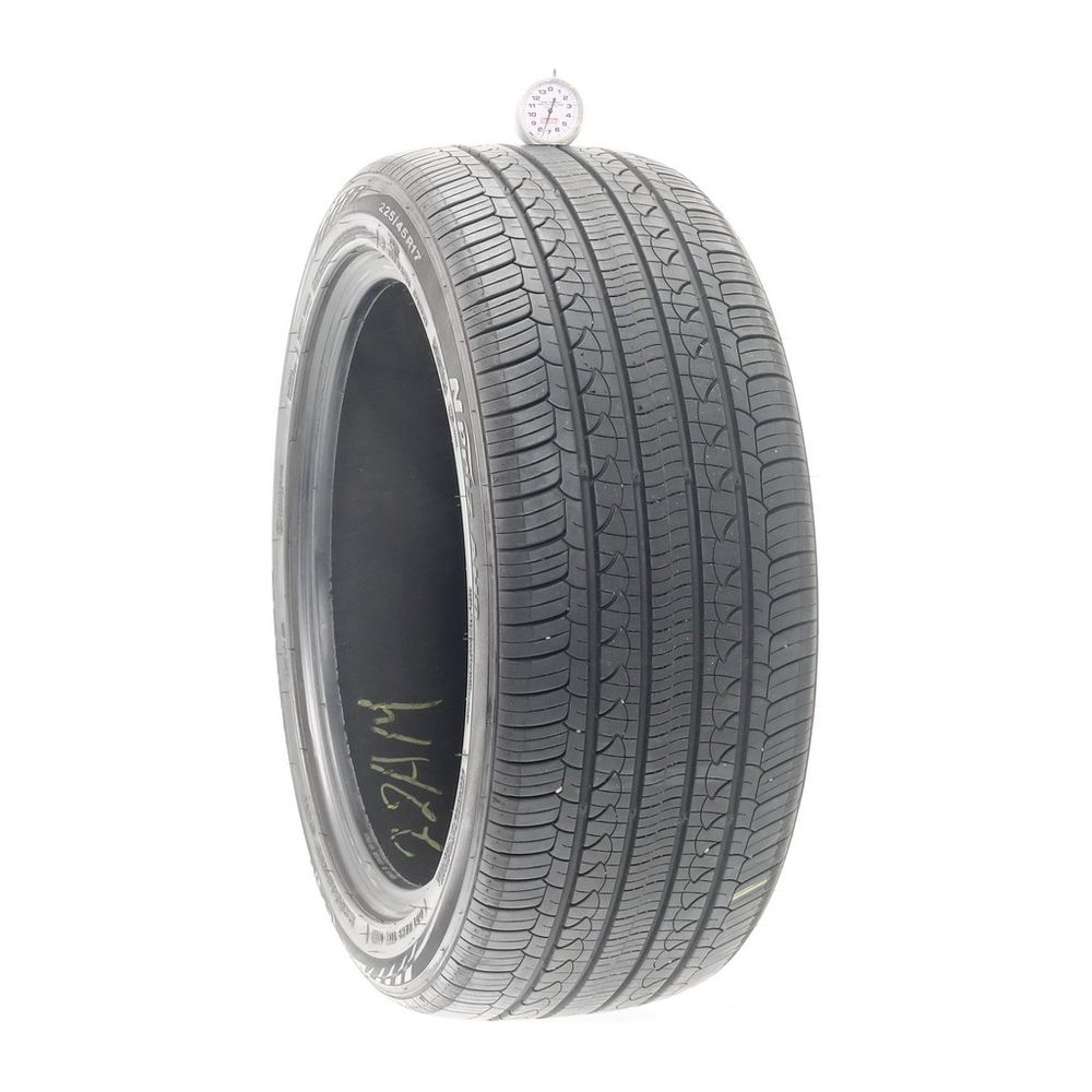 Set of (2) Used 225/45R17 Nexen N'Priz AH8 91W - 7.5/32 - Image 1