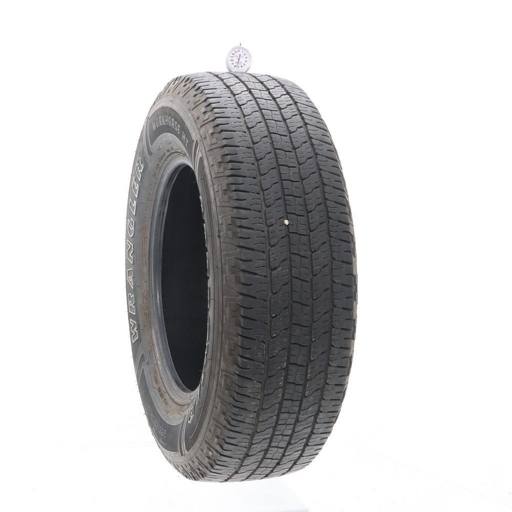 Set of (2) Used 255/70R17 Goodyear Wrangler Workhorse HT 112T - 7-7.5/32 - Image 1