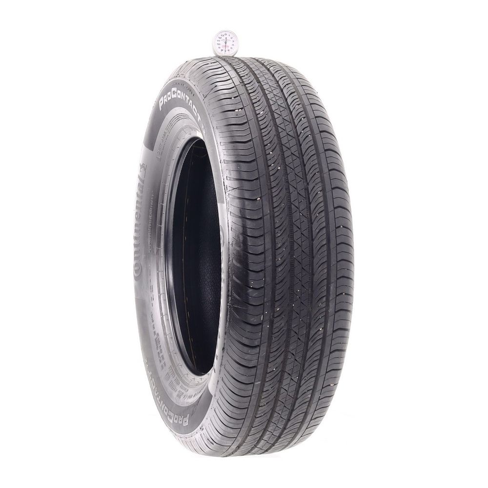Set of (2) Used 225/65R17 Continental ProContact TX 102H - 7-8/32 - Image 1