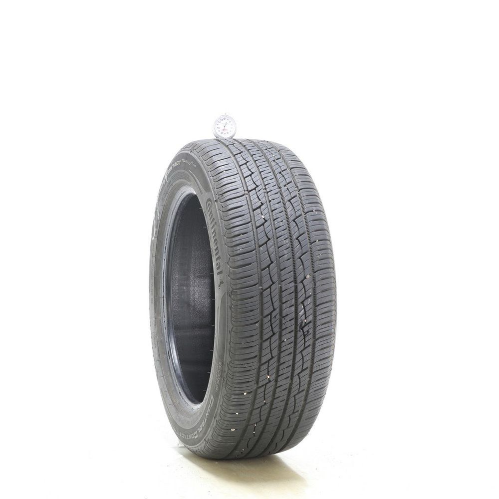 Set of (4) Used 215/55R17 Continental ControlContact Tour A/S Plus 94V - 7.5-8.5/32 - Image 1