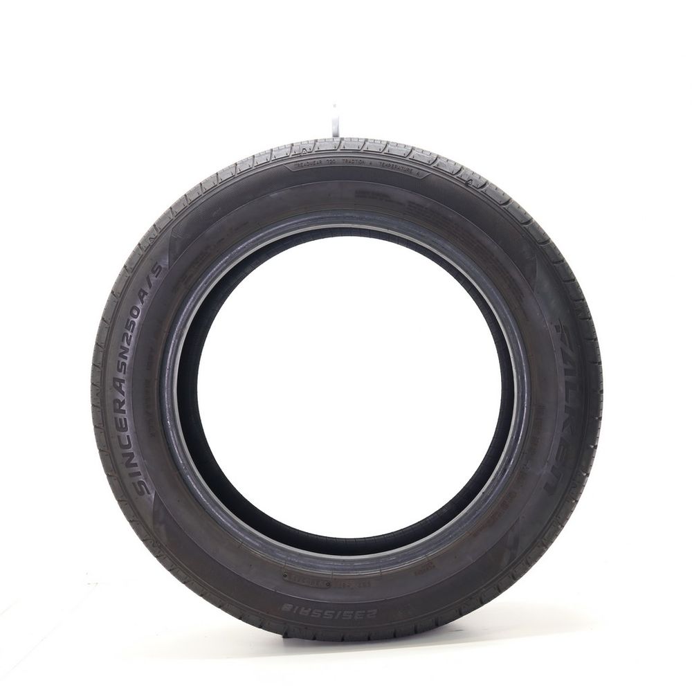 Set of (2) Used 235/55R18 Falken Sincera SN250 A/S 100V - 8/32 - Image 3