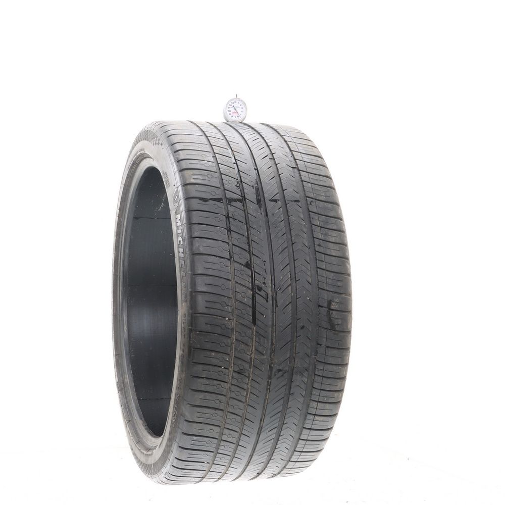 Set of (2) Used 295/35ZR21 Michelin Pilot Sport All Season 4 107Y - 5.5-7/32 - Image 1
