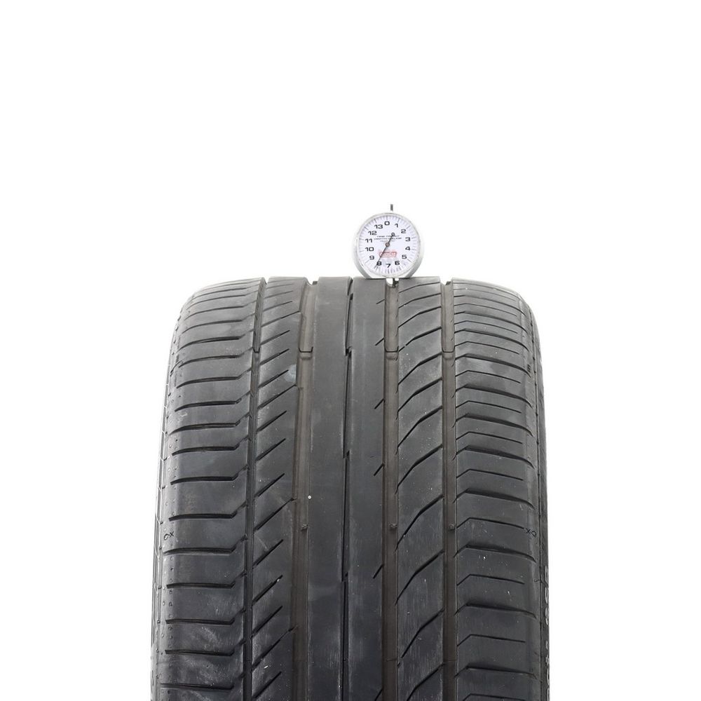 Set of (2) Used 255/35R19 Continental ContiSportContact 5 SSR MOE 96Y - 7.5-8/32 - Image 5