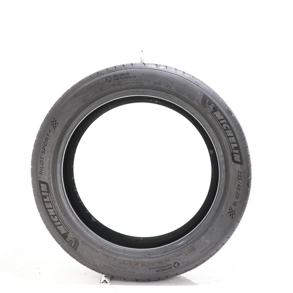 Set of (2) Used 235/45ZR18 Michelin Pilot Sport 4 TO Acoustic 98Y - 5.5-7/32 - Image 3