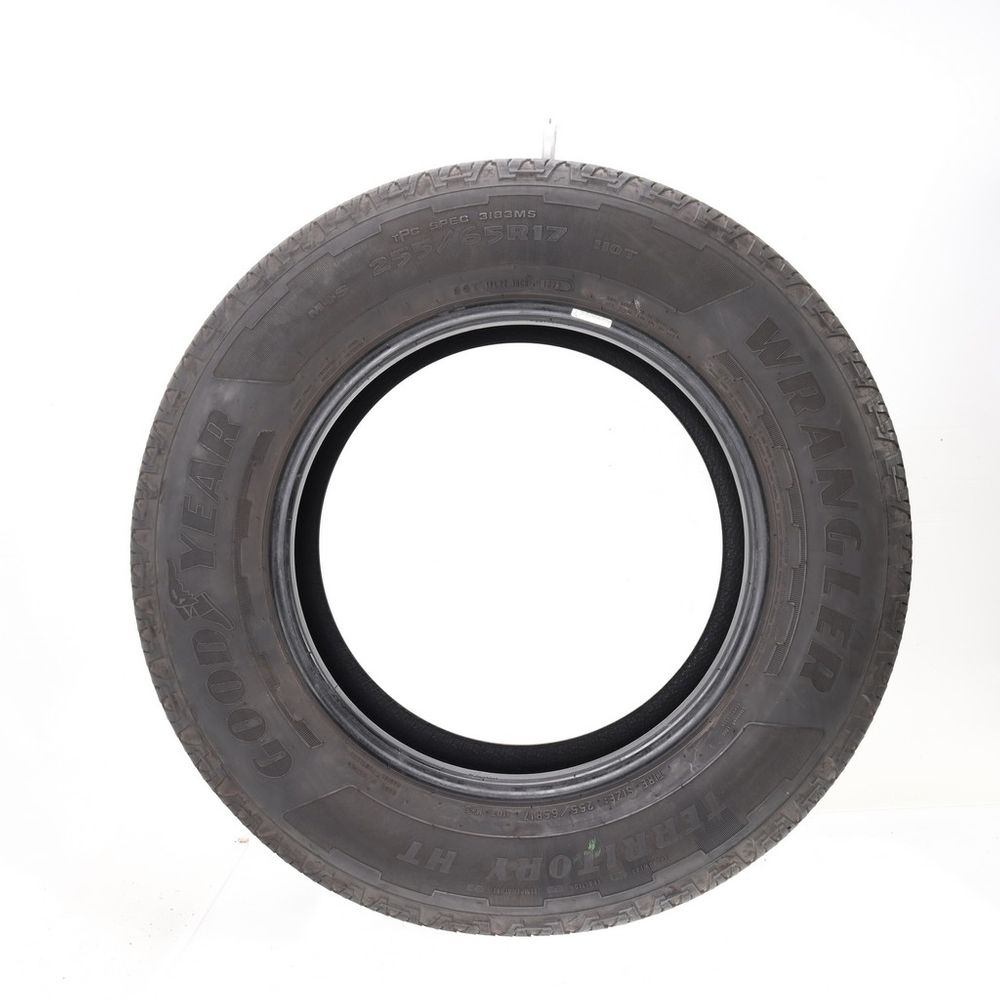 Set of (2) Used 255/65R17 Goodyear Wrangler Territory HT 110T - 5-5.5/32 - Image 3
