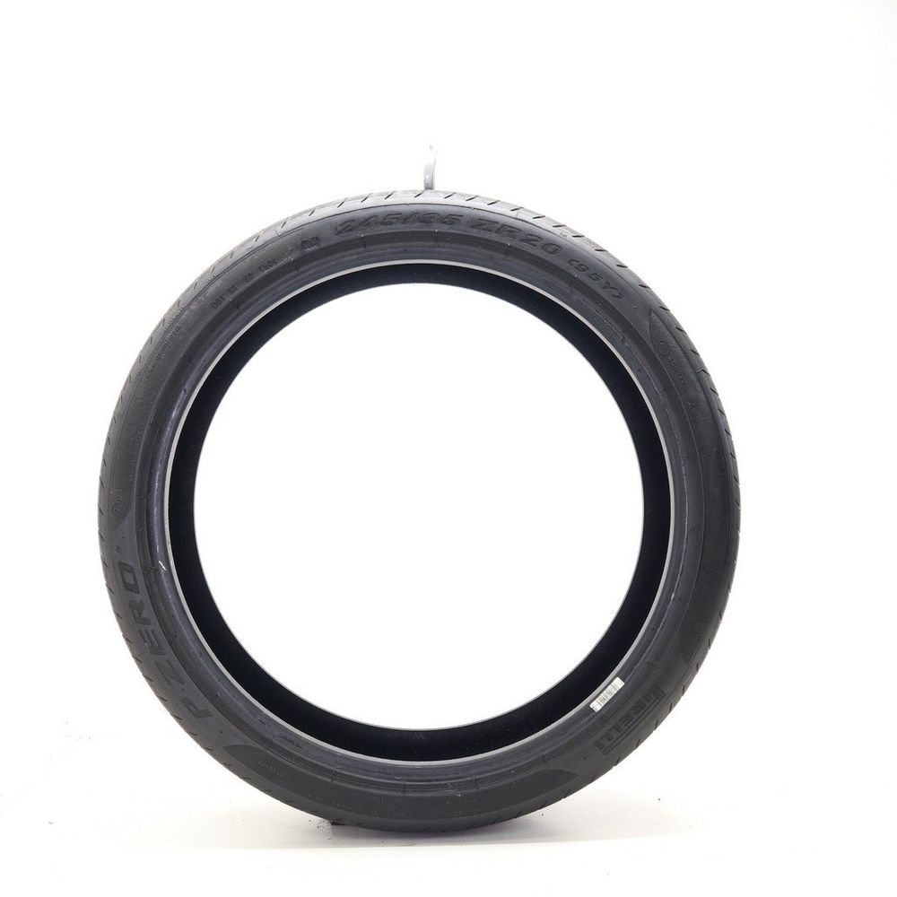 Set of (2) Used 245/35ZR20 Pirelli P Zero F01 95Y - 7-8/32 - Image 3