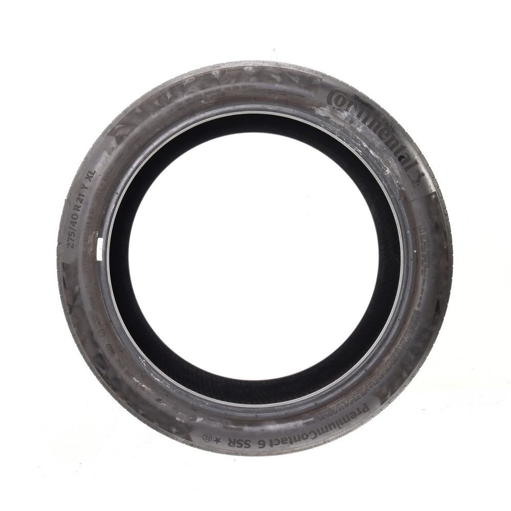 Set of (4) Used 275/40R21 Continental PremiumContact 6 SSR 107Y - 5-5.5/32 - Image 3