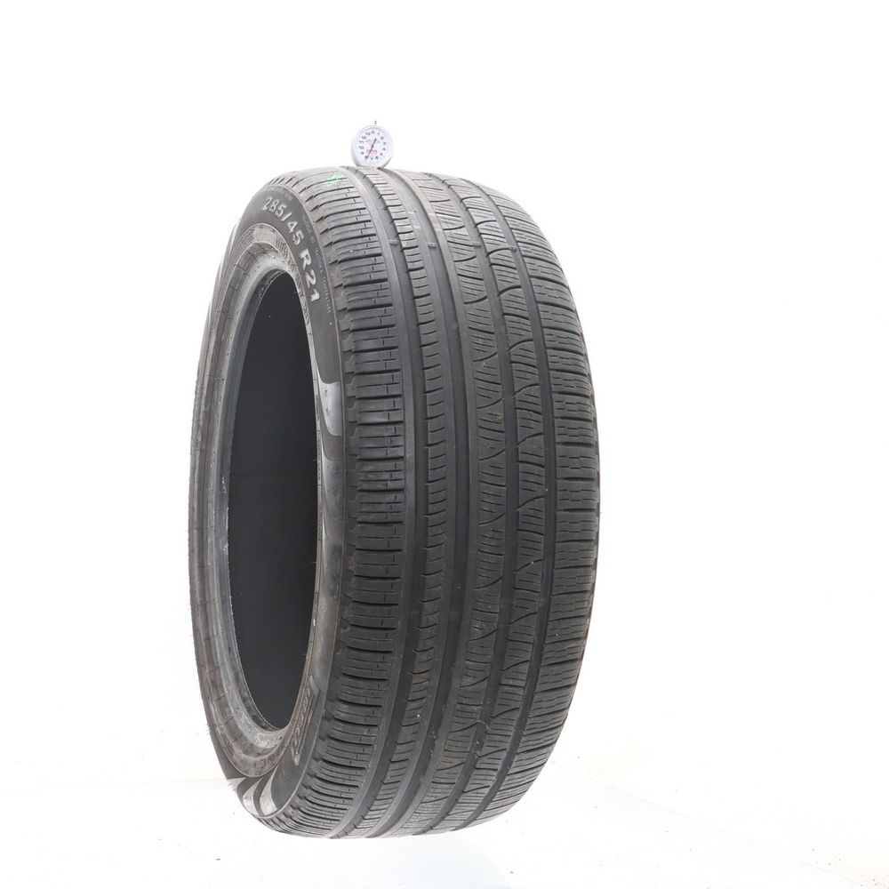 Set of (2) Used 285/45R21 Pirelli Scorpion Verde B1 113W - 7.5-8.5/32 - Image 1