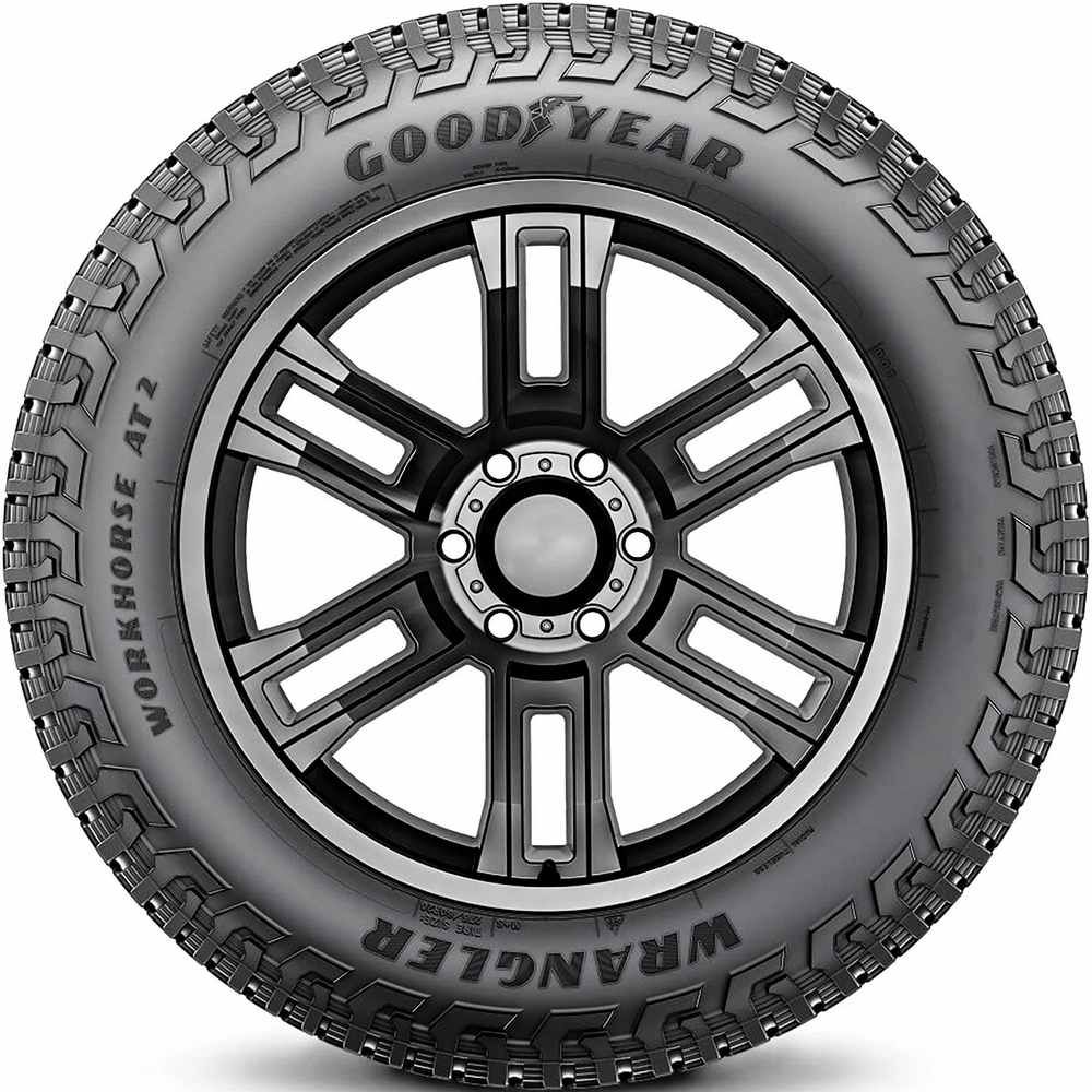Set of (2) New 265/70R18 Goodyear Wrangler Workhorse AT2 116H - Image 2