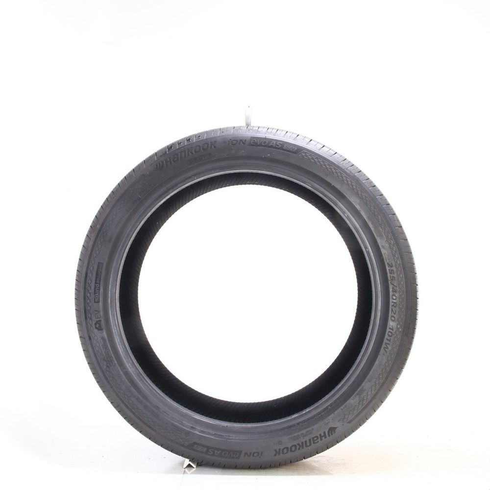 Set of (2) Used 255/40R20 Hankook iON evo AS SUV Sound Absorber EV 101W - 8.5-9.5/32 - Image 3