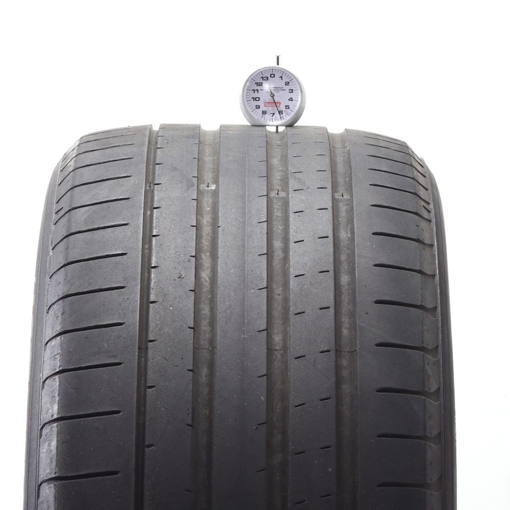 Set of (2) Used 285/40ZR22 Yokohama Advan Sport V107 MO1 110Y - 6-6.5/32 - Image 2