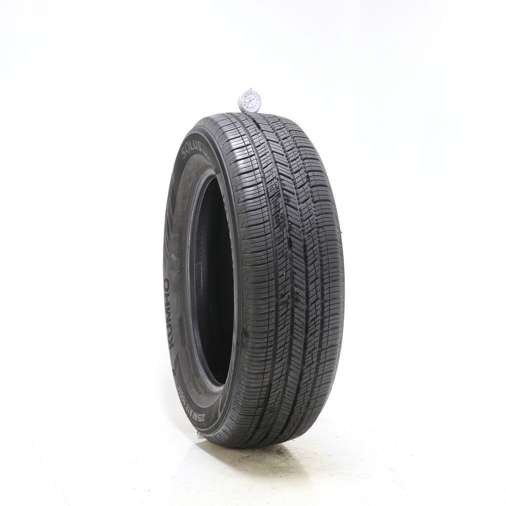 Set of (2) Used 225/60R18 Kumho Solus TA51a 100H - 8-9/32 - Image 4