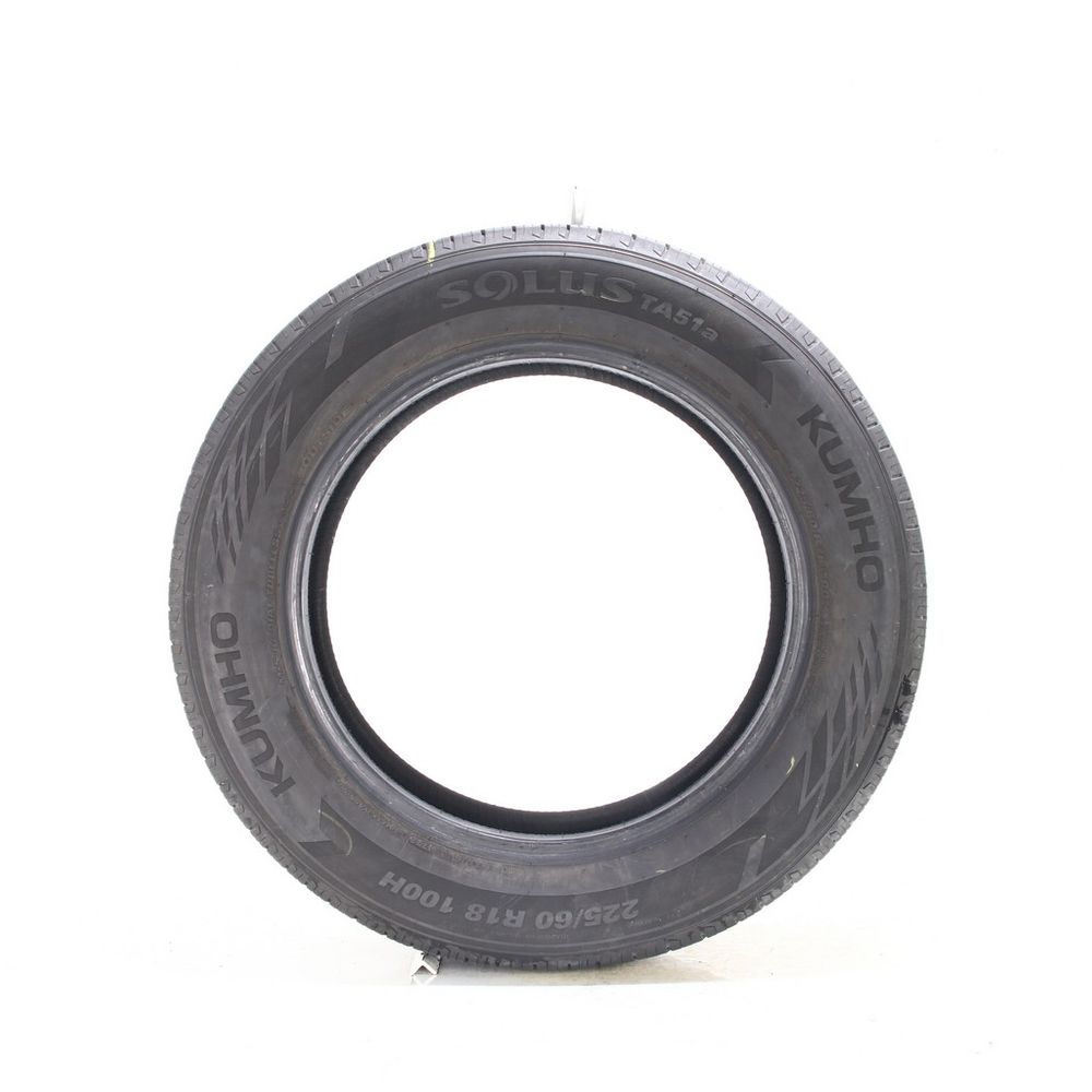 Set of (2) Used 225/60R18 Kumho Solus TA51a 100H - 8-9/32 - Image 6