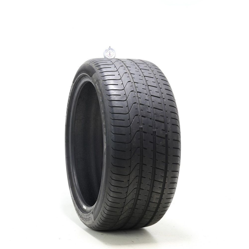 Set of (2) Used 285/35ZR20 Pirelli P Zero F01 100Y - 7-8/32 - Image 1