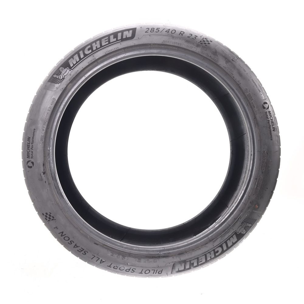 Set of (2) Used 285/40R23 Michelin Pilot Sport All Season 4 LR Acoustic 111Y - 6.5-7.5/32 - Image 6
