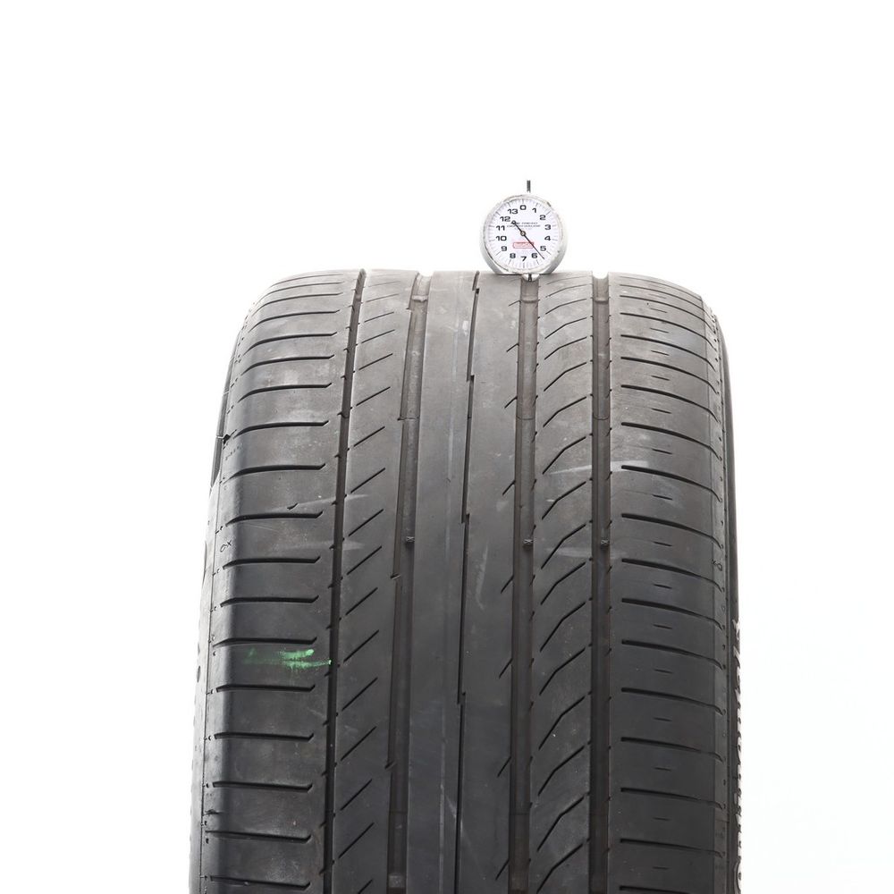 Set of (2) Used 285/40R22 Continental ContiSportContact 5 ContiSeal 110Y - 5.5/32 - Image 2