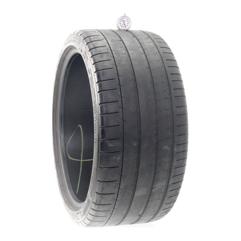 Set of (2) Used 285/30ZR20 Michelin Pilot Super Sport ZP 95Y - 6-6.5/32 - Image 1