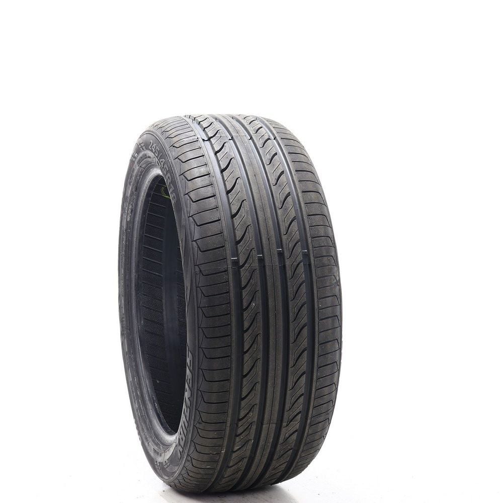 Set of (2) Driven Once 245/45ZR18 Sentury UHP 100W - 9/32 - Image 1