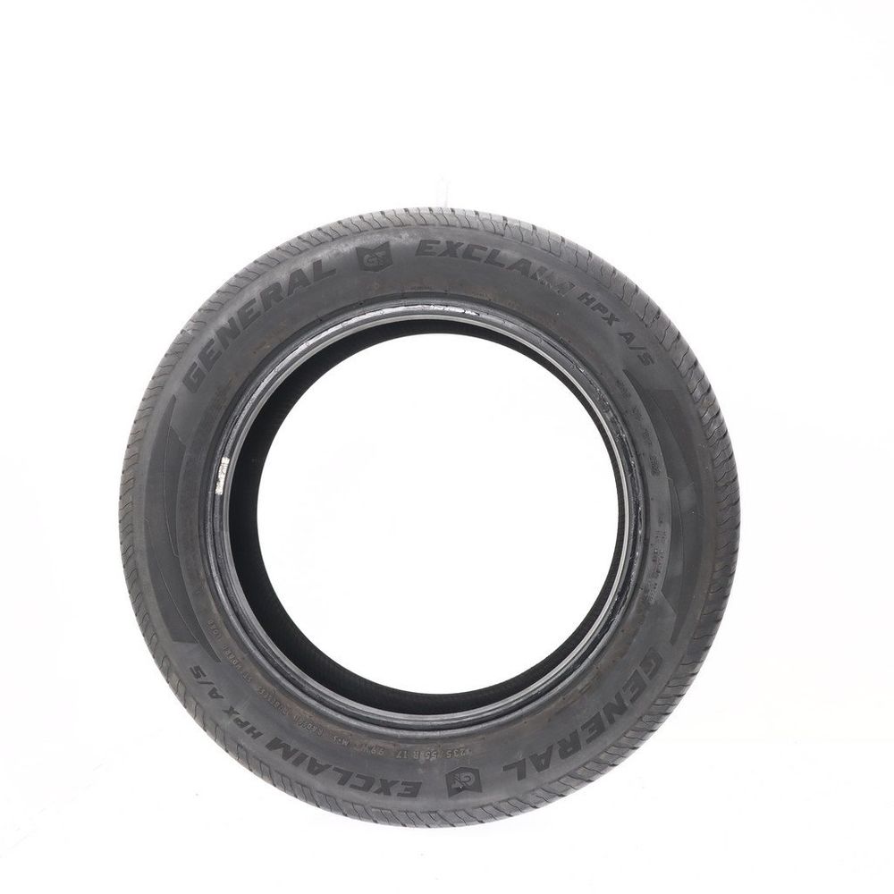 Set of (2) Used 235/55R17 General Exclaim HPX A/S 99W - 8-9/32 - Image 3