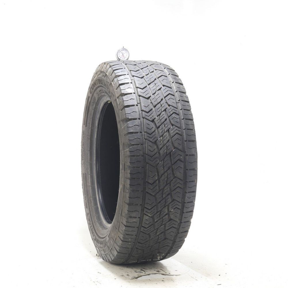 Set of (2) Used 265/60R18 Continental TerrainContact AT 110T - 5.5-7/32 - Image 1