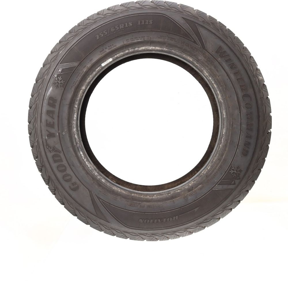 Used 255/65R18 Goodyear WinterCommand Studded 111S - 10.5/32 - Image 3