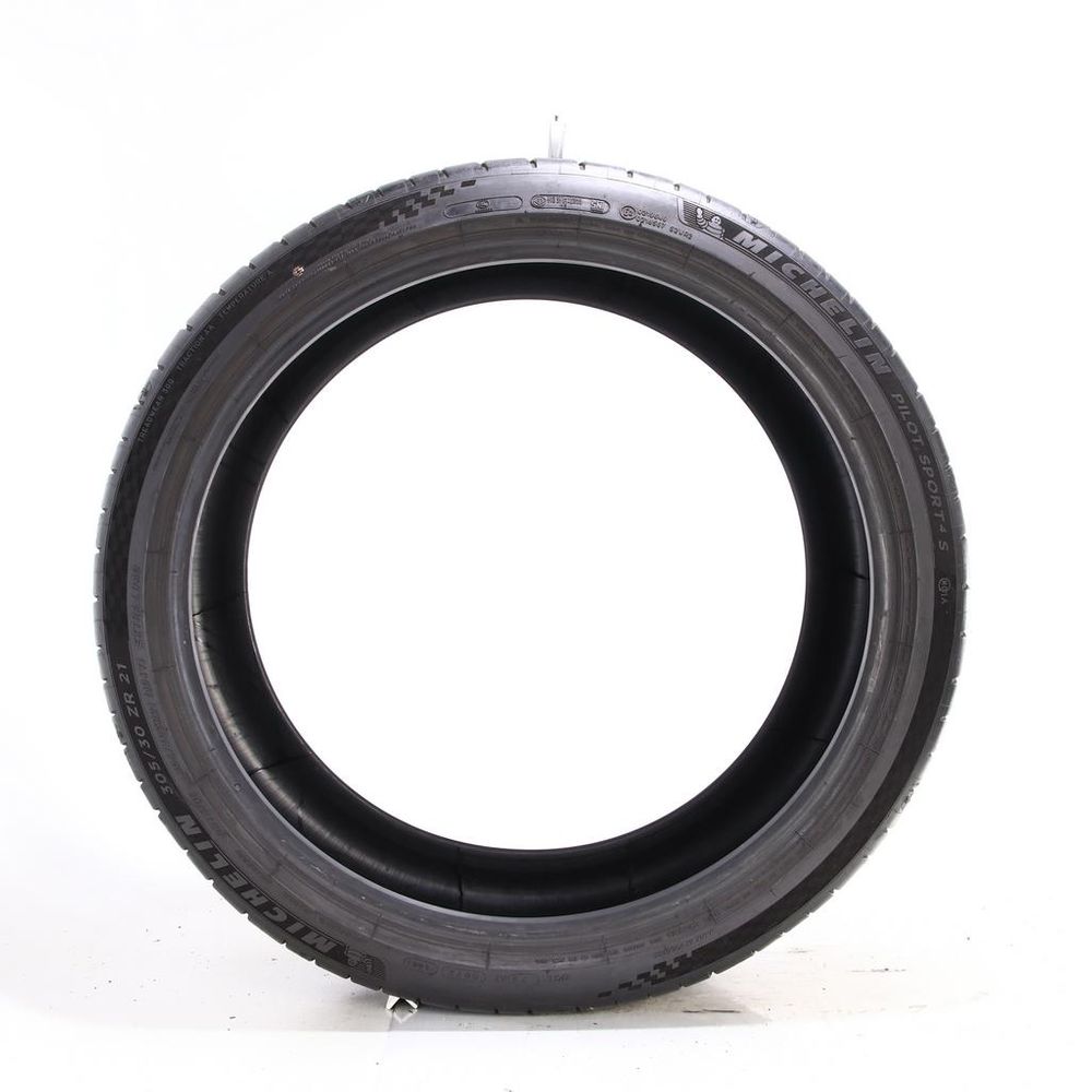 Set of (4) Used 305/30ZR21 Michelin Pilot Sport 4 S MO1A 104Y - 6.5-7.5/32 - Image 3