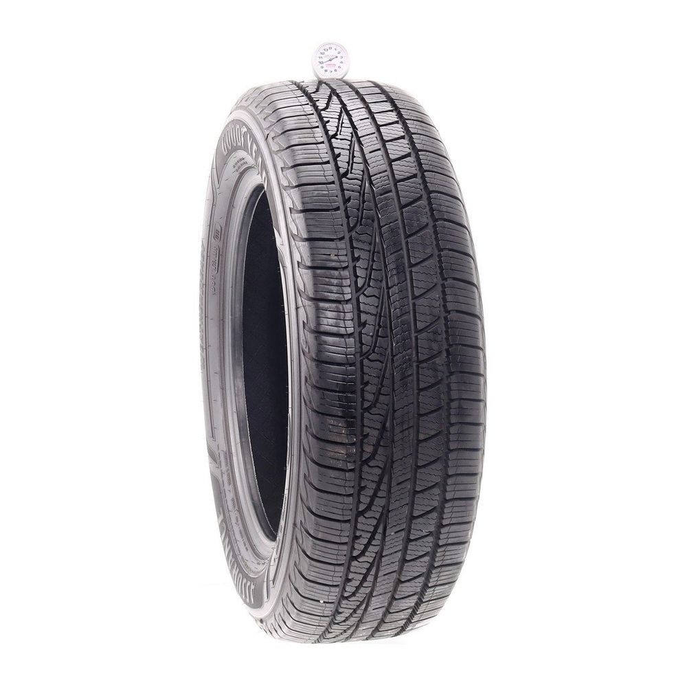 Set of (2) Used 225/60R18 Goodyear Assurance WeatherReady 100H - 9.5/32 - Image 1