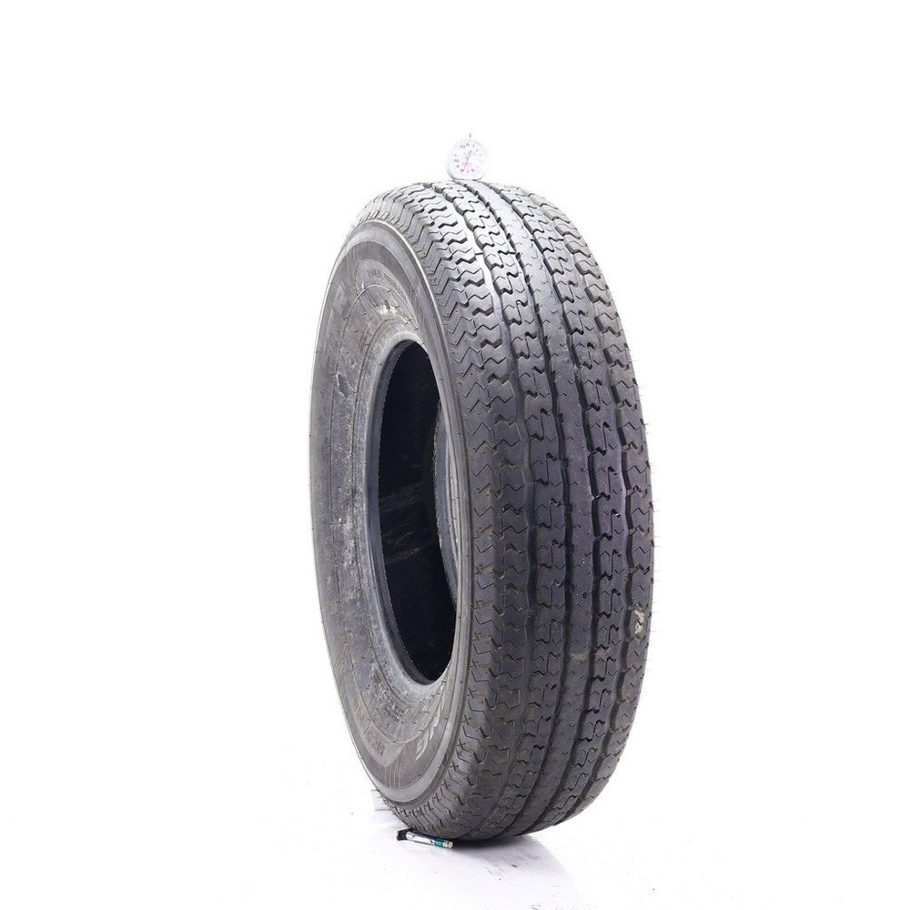 Set of (2) Used ST 235/80R16 Power King Towmax STR II 124/120L E - 7.5-8/32 - Image 1