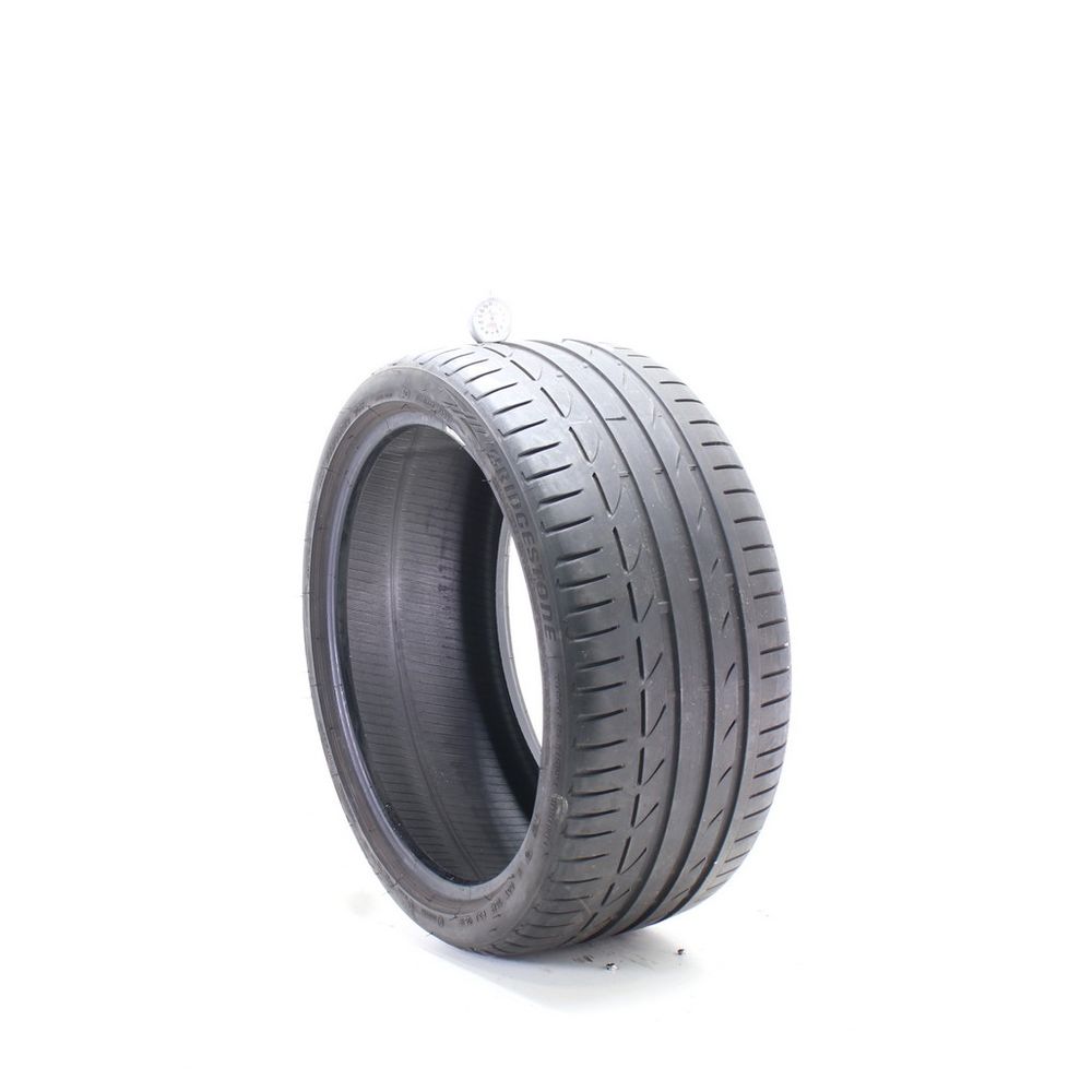 Set of (4) Used 255/35R19 Bridgestone Potenza S001 AO 96Y - 6-6.5/32 - Image 1