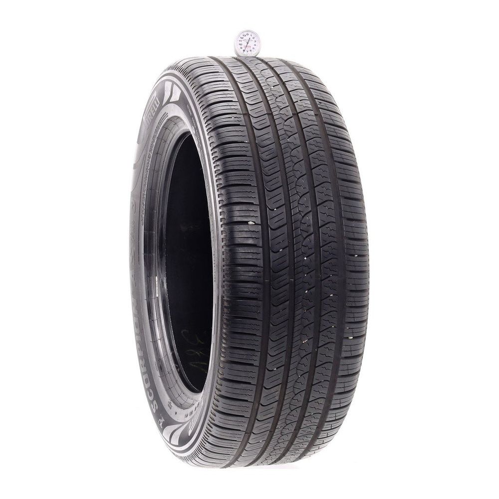 Set of (2) Used 235/60R18 Pirelli Scorpion AS Plus 3 107V - 8-9/32 - Image 1