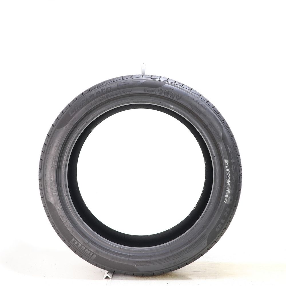 Set of (2) Used 245/40R18 Pirelli Cinturato P7 AO 97H - 9.5-10.5/32 - Image 3