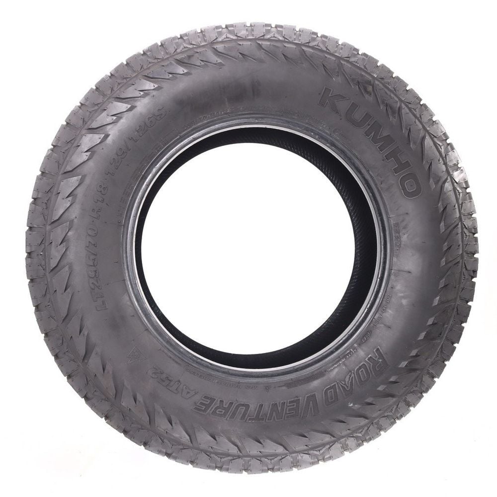 Used LT 295/70R18 Kumho Road Venture AT52 129/126S E - 11.5/32 - Image 3