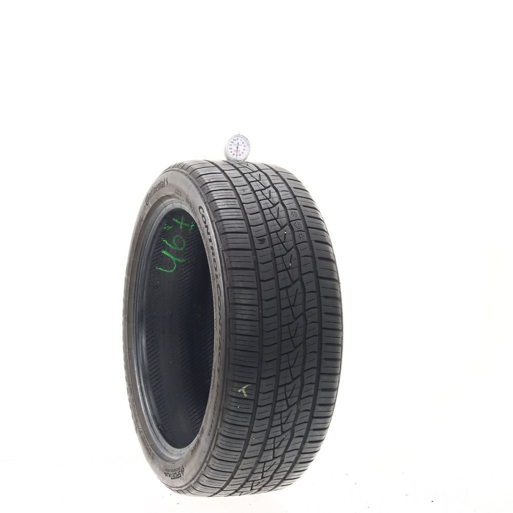 Set of (2) Used 215/45ZR17 Continental ControlContact Sport SRS Plus 91W - 7-7.5/32 - Image 1