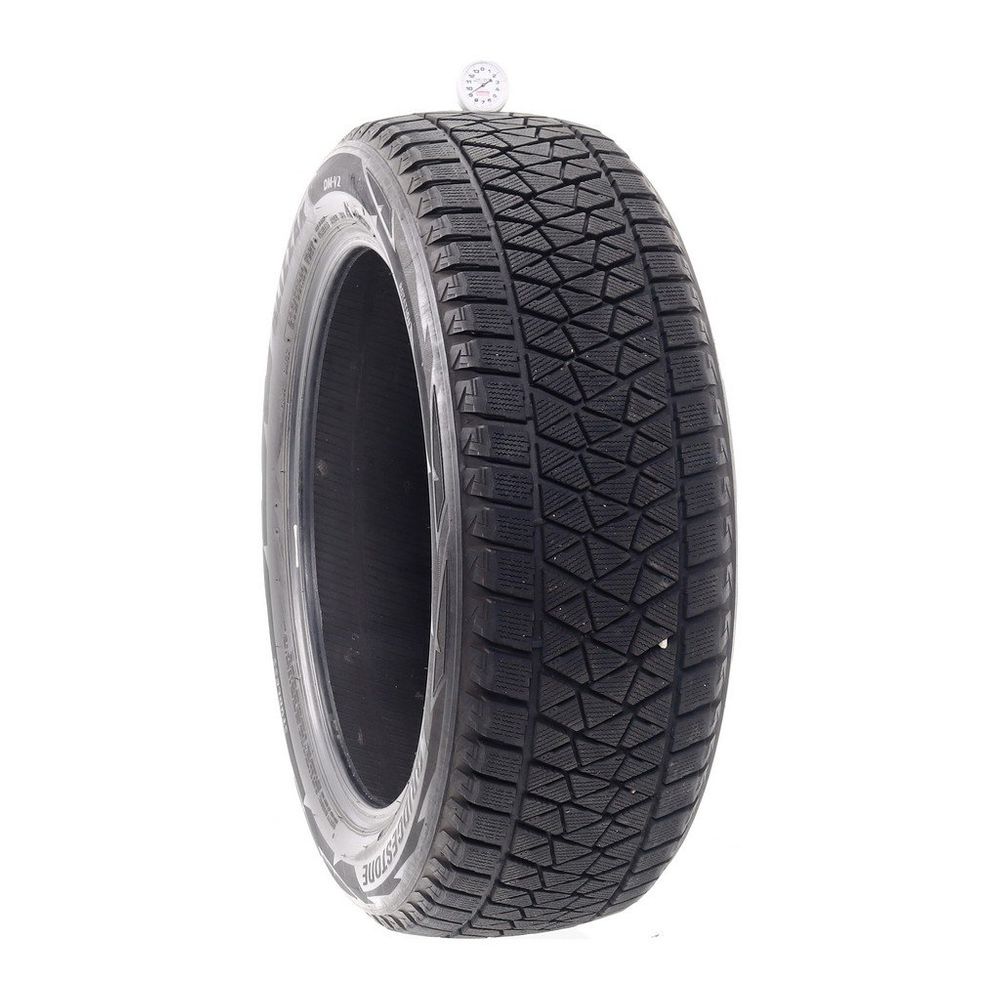 Set of (2) Used 235/55R20 Bridgestone Blizzak DM-V2 102T - 9-10/32 - Image 1