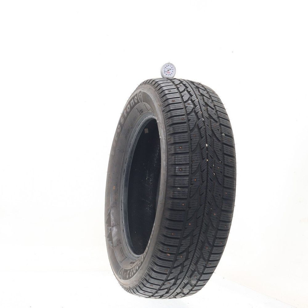 Set of (2) Used 225/60R17 Firestone Winterforce 2 UV 99S - 9.5-10.5/32 - Image 1