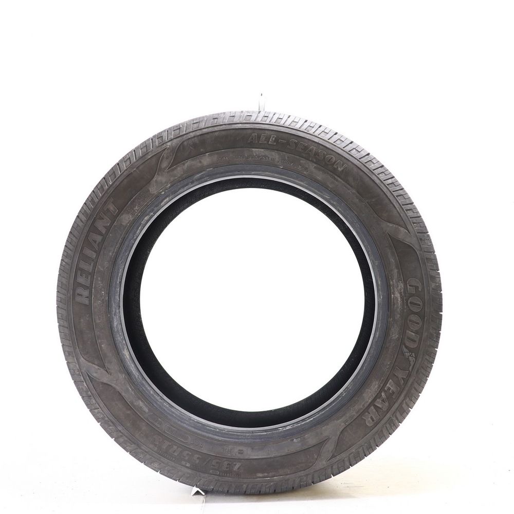 Set of (2) Used 235/55R18 Goodyear Reliant All-season 100V - 5.5-6.5/32 - Image 3