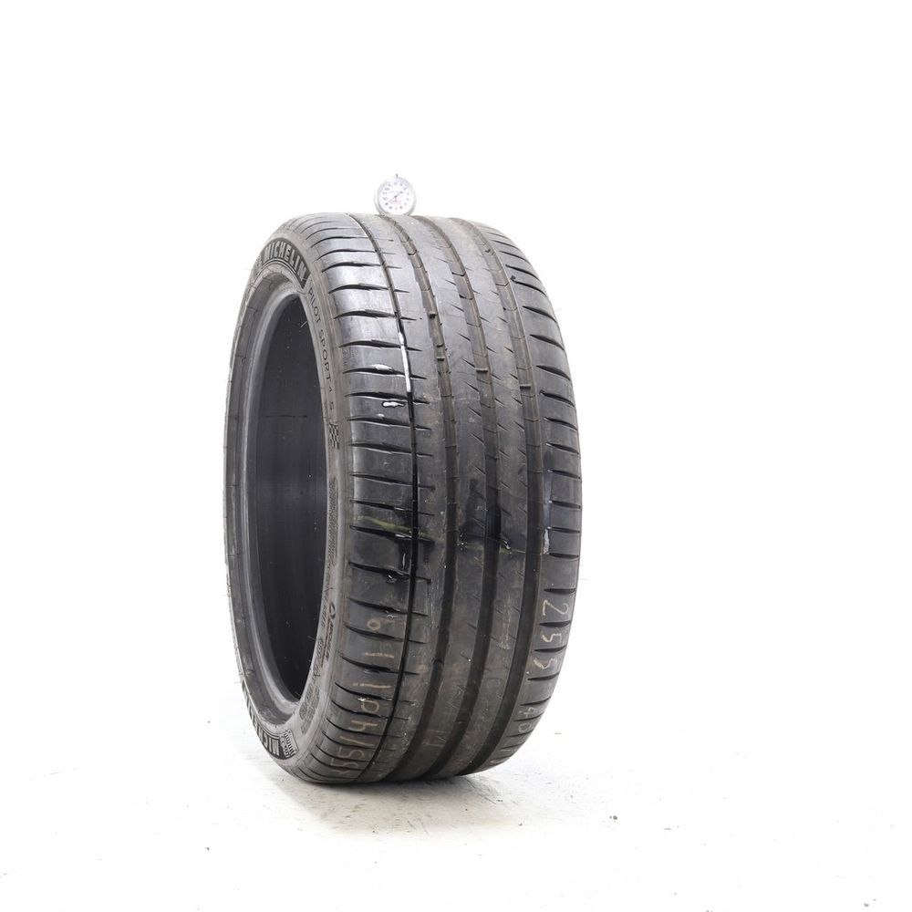 Set of (2) Used 255/40ZR19 Michelin Pilot Sport 4 S 100Y - 8.5-9/32 - Image 4