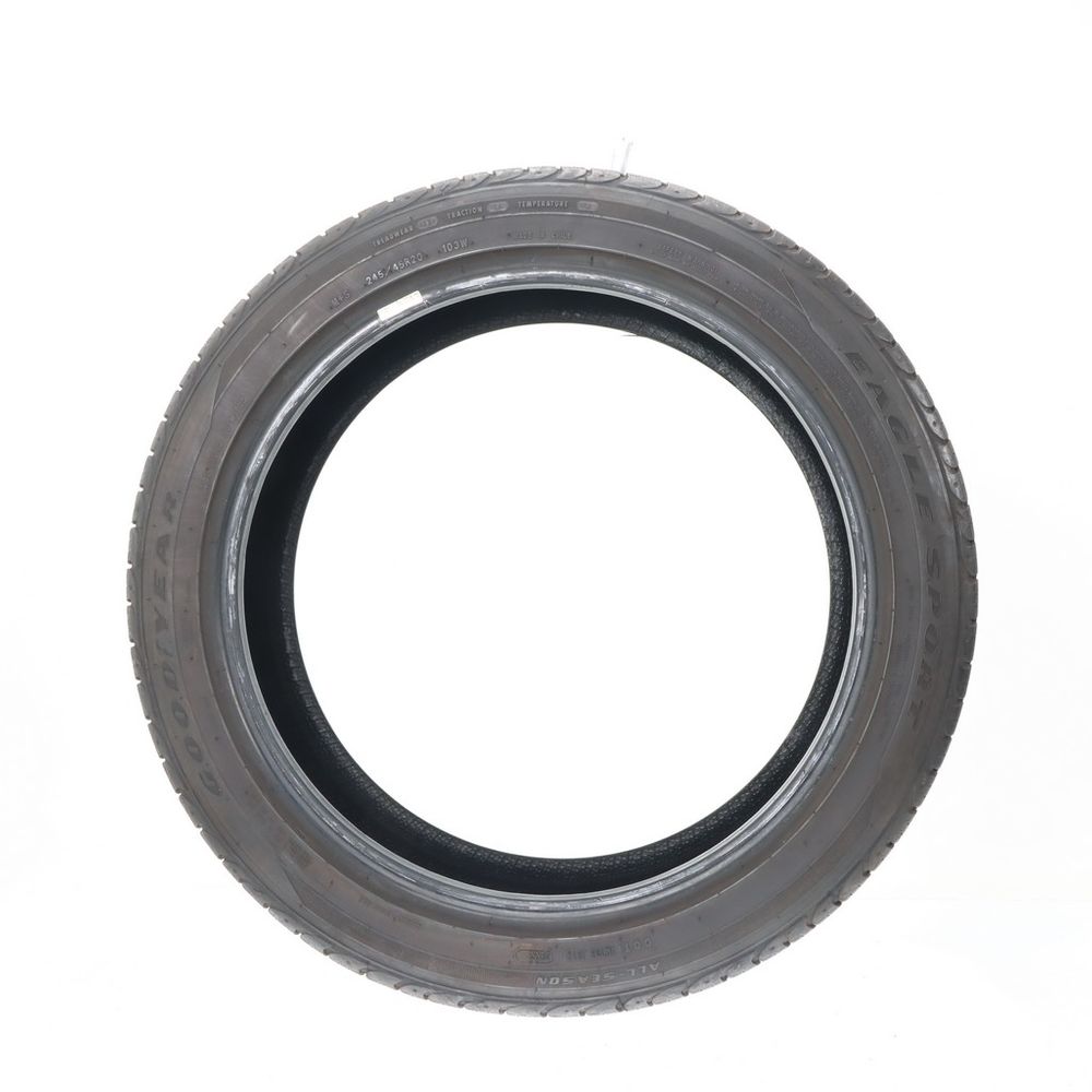 Used P 245/45R20 Goodyear Eagle Sport AS 103W - 9/32 - Image 3