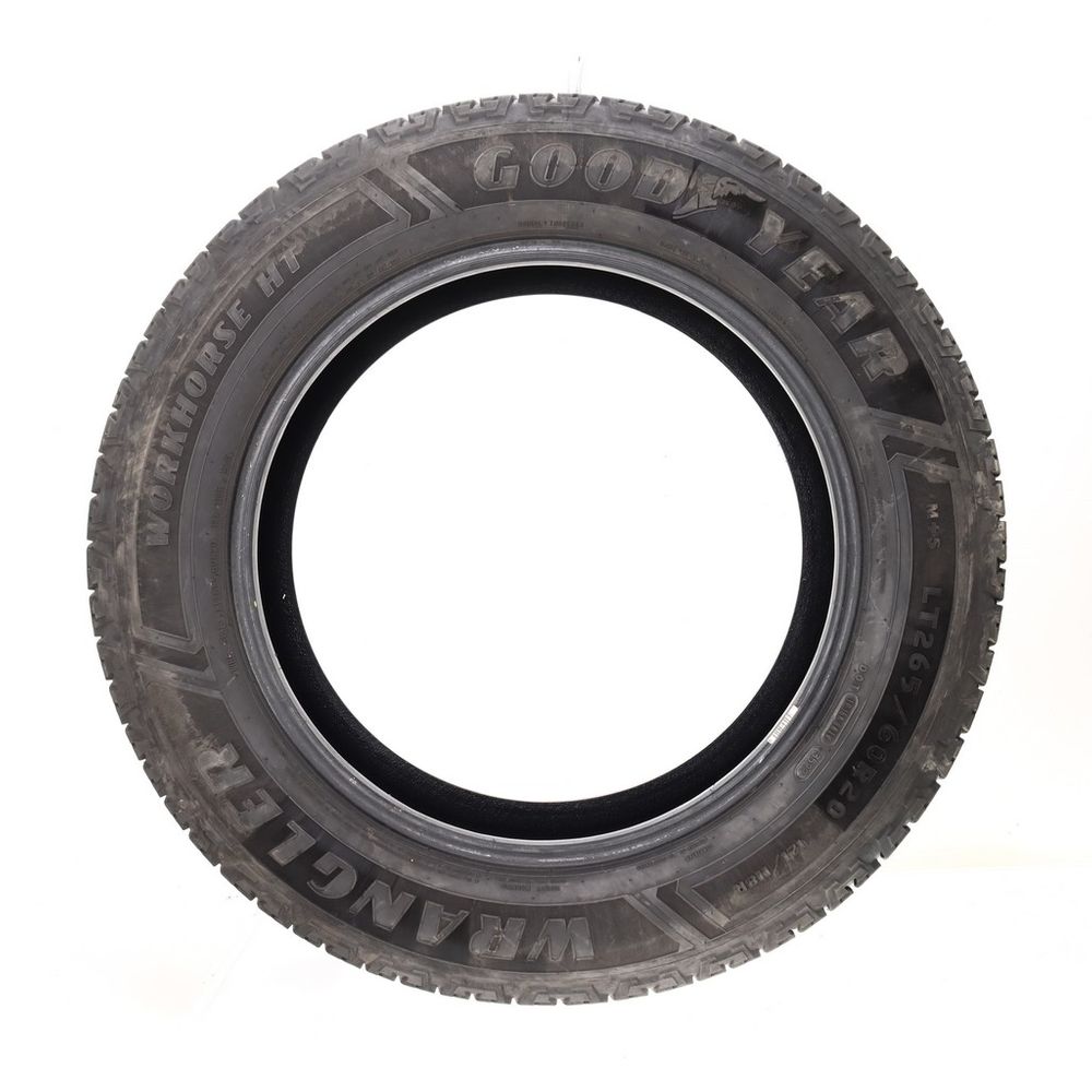 Set of (2) Used LT 265/60R20 Goodyear Wrangler Workhorse HT 121/118R E - 5-6/32 - Image 3