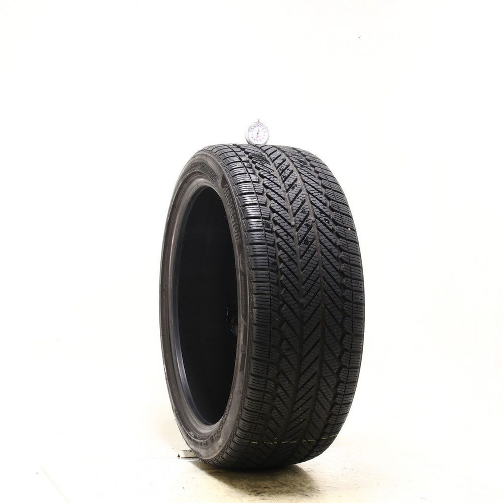 Set of (2) Used 235/40R19 Bridgestone WeatherPeak 96V - 7.5-9/32 - Image 1