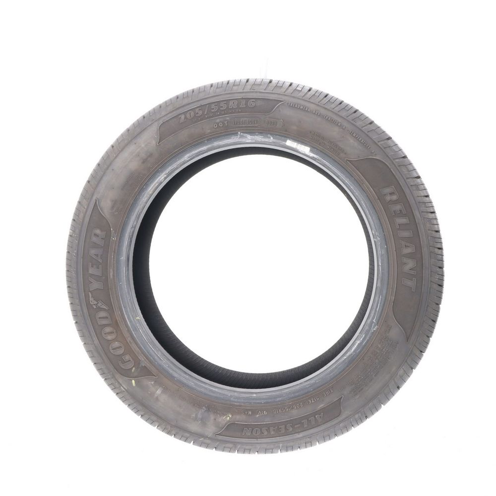 Set of (4) Used 205/55R16 Goodyear Reliant All-season 91V - 9-9.5/32 - Image 3