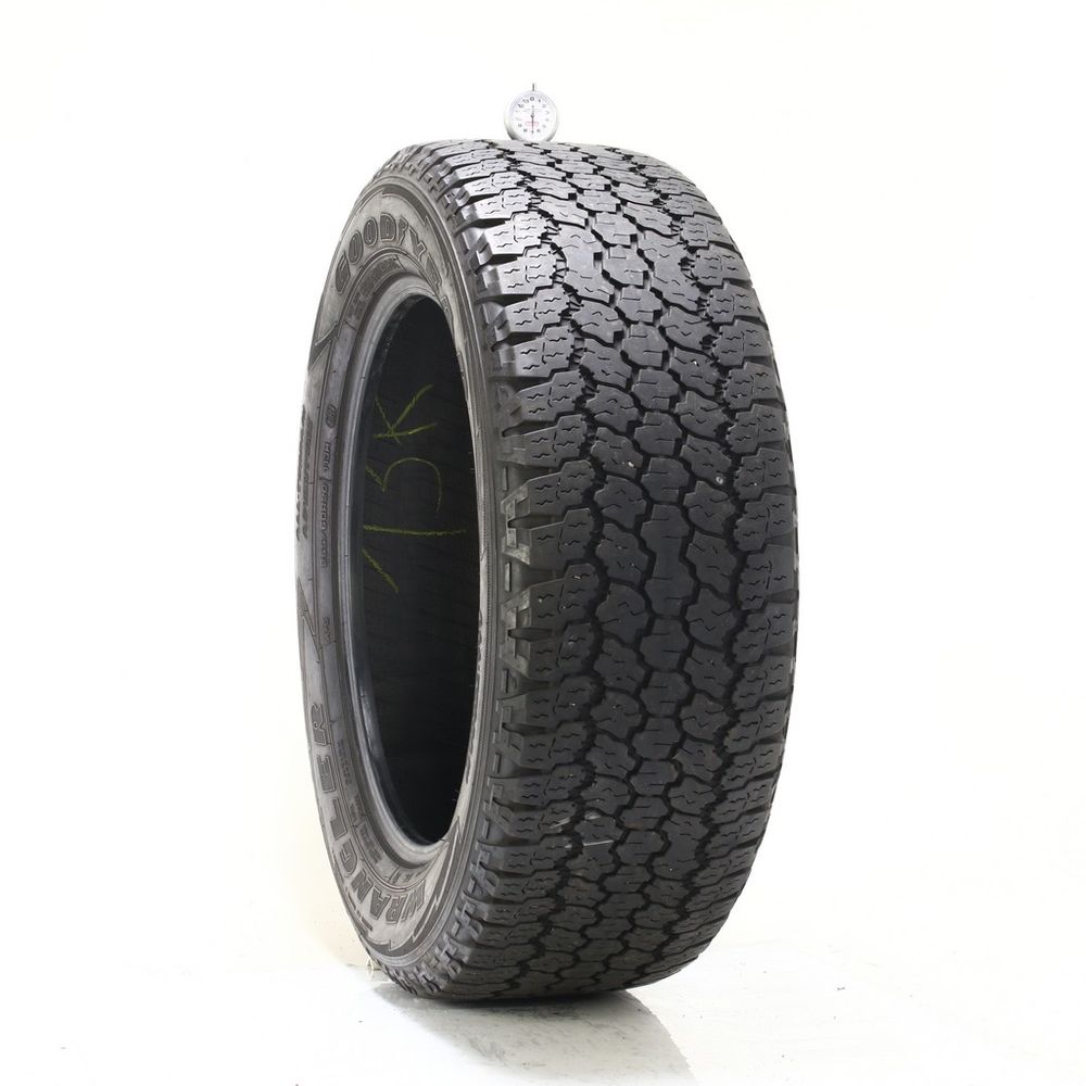 Set of (2) Used 255/60R20 Goodyear Wrangler All-Terrain Adventure LR 113H - 7-8/32 - Image 1