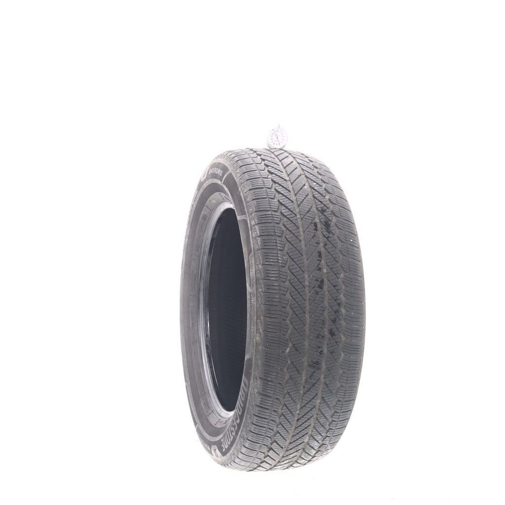 Set of (2) Used 245/60R18 Bridgestone WeatherPeak 105H - 6-7/32 - Image 1