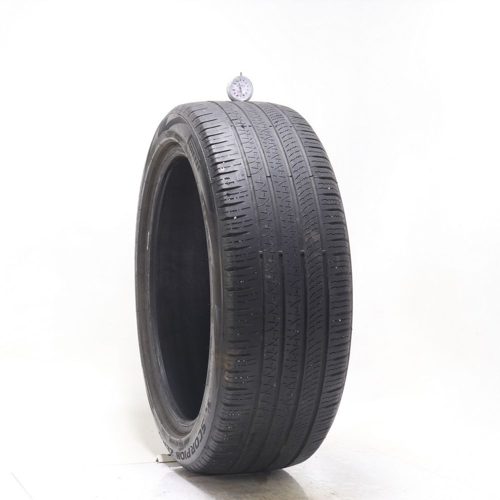 Set of (2) Used 245/45R20 Pirelli Scorpion Zero VOL 103H - 6-7/32 - Image 1