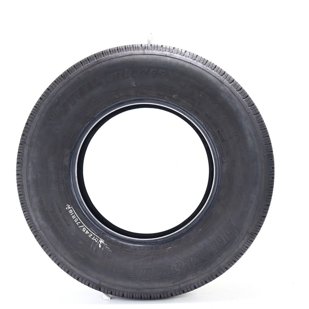 Set of (2) Used LT 245/75R16 Bridgestone V-steel RIB 265 120/116S E - 8-9.5/32 - Image 6