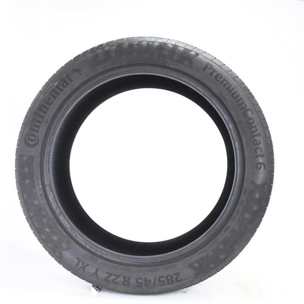 Set of (2) Used 285/45R22 Continental PremiumContact 6 MO 114Y - 5-6/32 - Image 6