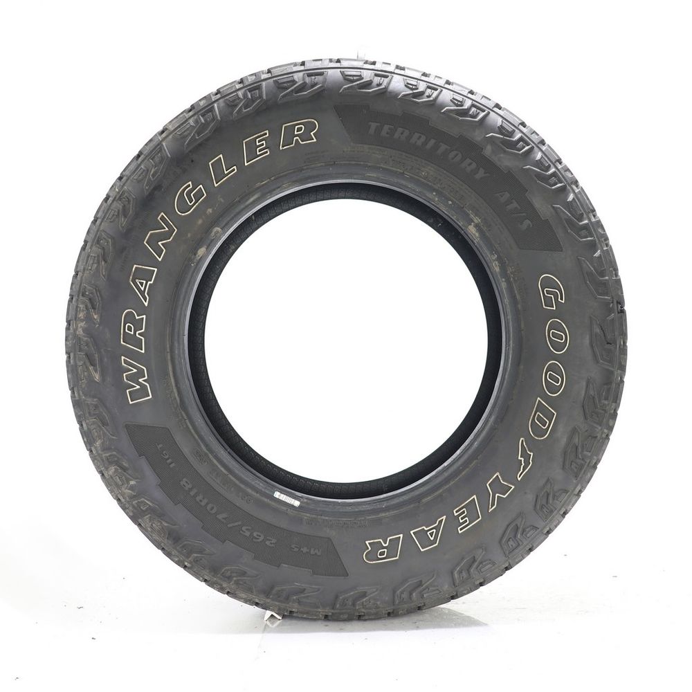 Set of (2) Used 265/70R18 Goodyear Wrangler Territory AT/S 116T - 11/32 - Image 3