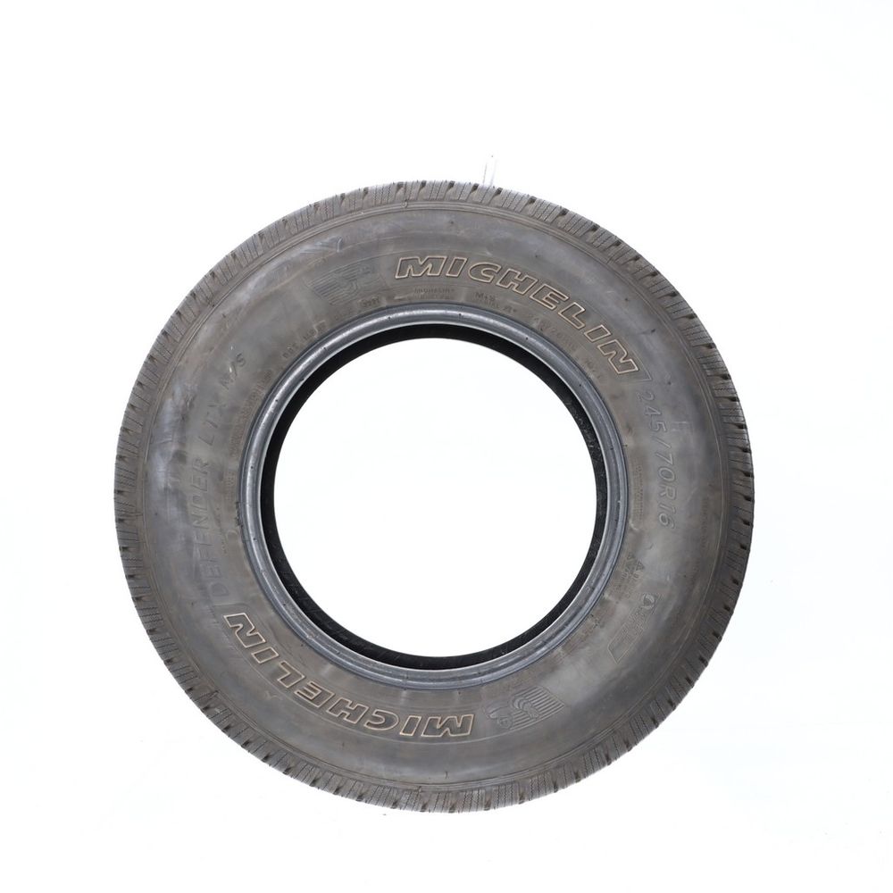 Set of (2) Used 245/70R16 Michelin Defender LTX M/S 107T - 7.5-9/32 - Image 6