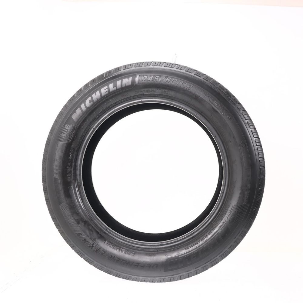 Set of (2) Used 245/60R18 Michelin Defender LTX M/S 105H - 5.5-6/32 - Image 3