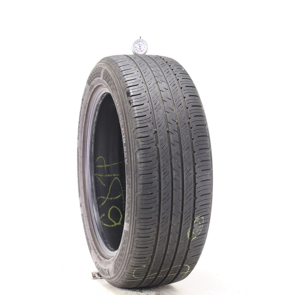 Set of (4) Used 225/55R19 Kumho Crugen HP71 99V - 6-6.5/32 - Image 2